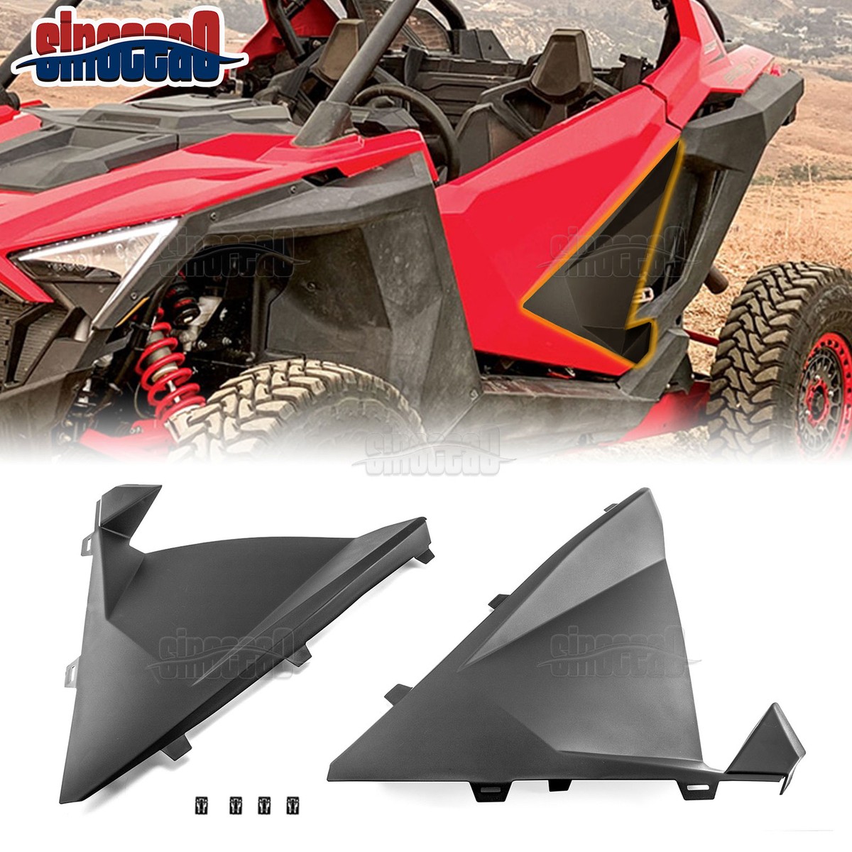 Lower Doors Inserts Panels 2 Half Doors Kit For Polaris RZR PRO XP