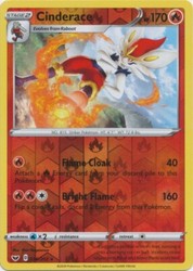 Cinderace 036/202 Sword & Shield Reverse Holo Rare