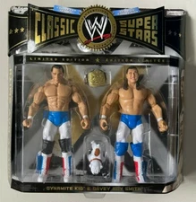 WWE Classic Superstars British Bulldogs Dynamite Davey Boy Matilda Figures WWF