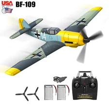 BF-109 Warbird Fighter 2.4G 4CH RC Airplane Fixed Wing 6-Axis Gyro Aerobatic RTF