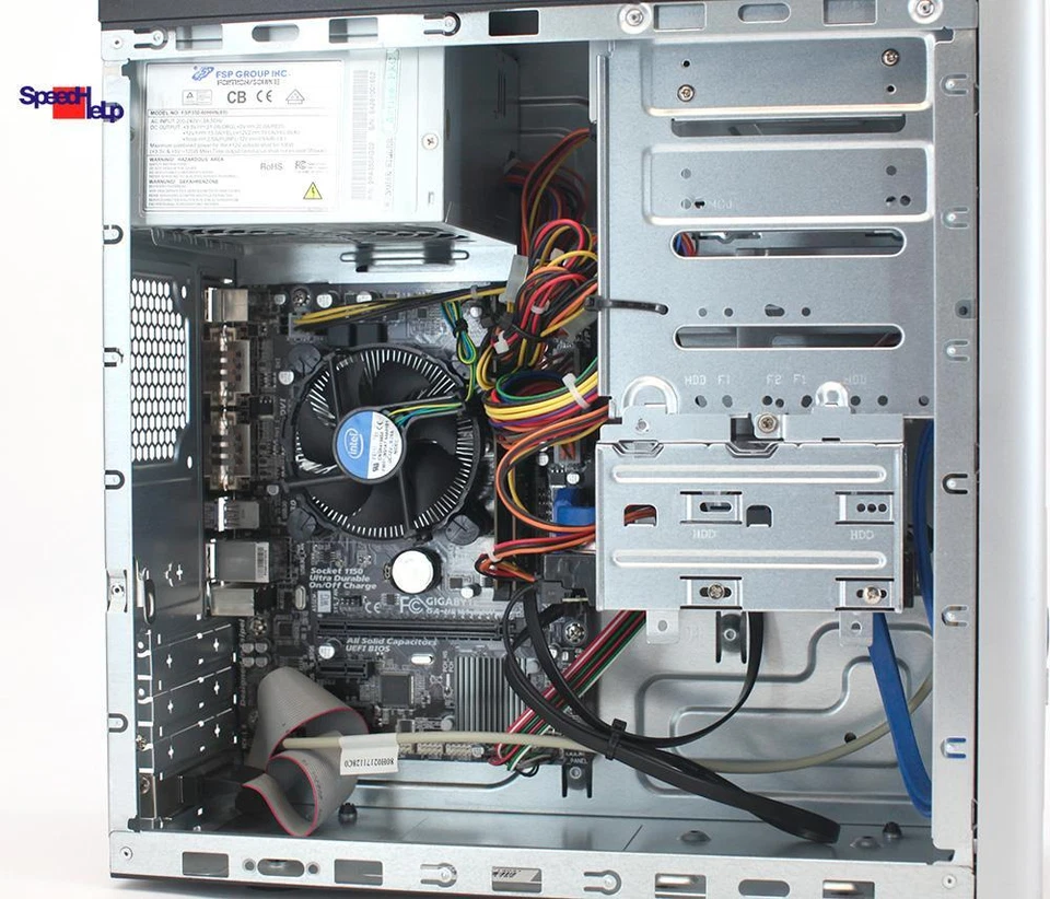 PC Computer Gigabyte GA-H81M-D2W Intel Dual Core 4GB Ram Parallel Port LPT Win 7 - Image 4 of 4