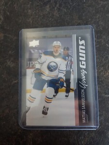 2021-22 Upper Deck Series 1 Young Guns Mattias Samuelsson YG RC Card# 230