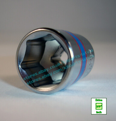 3/8  Drive 6 Point Metric Standard Socket 6 - 24mm Size 6pt KING TONY 3/8 inch