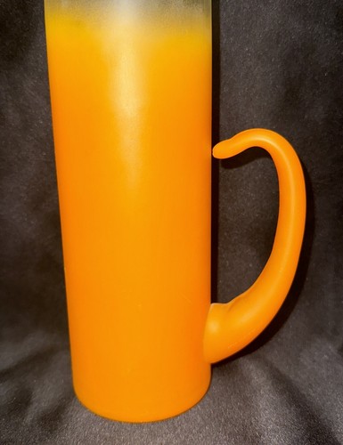 Vintage Blendo Krug 6 Rolly Poly Brille orange Sherbet exquisiter Zustand 1950er - Bild 4 von 16