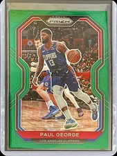 Paul George Prizm 2020/21 Prizm Green #14