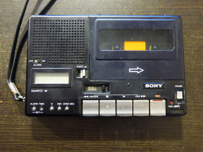 VINTAGE SONY TC 1100T CASSETTE RECORDER WITH DIGITAL QUARTZ CLOCK