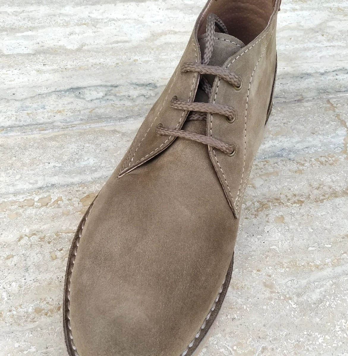 Polacchine uomo mod.Kombat in pelle scamosciata Made in Italy eBay