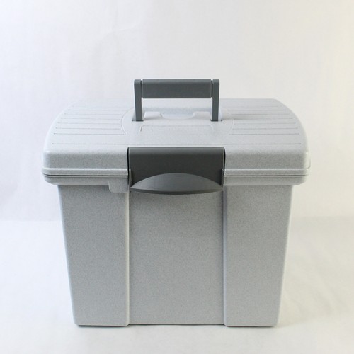 Newell Office Products Light Gray Spacemaker Storage Container with Lid ...