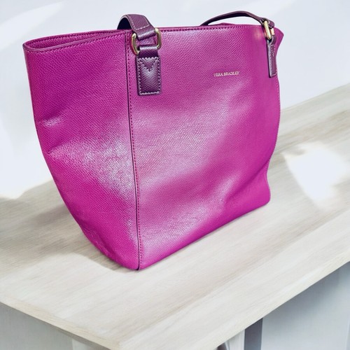 Borsa Morgan Vera Bradley Plum in vera pelle ritirata usata in ottime condizioni - Foto 10 di 10