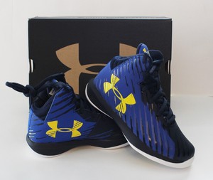 boys blue under armour shoes