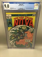 Nova #17 CGC. 9.0 White Pages. “Nick Fury & Yellow Claw” Appearance.