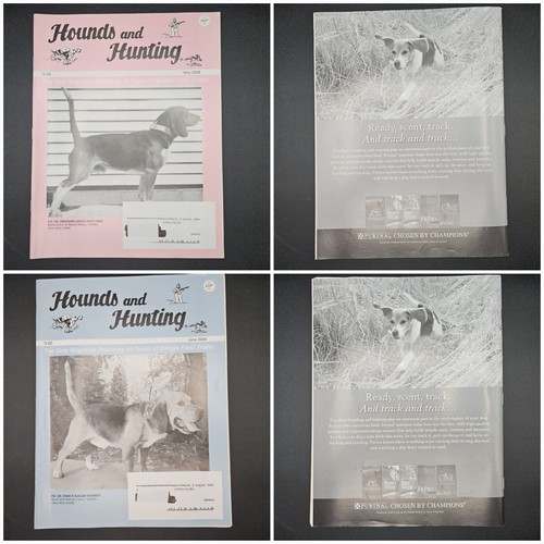 Hounds And Hunting Magazine 2008 COMPLETE Set of 12 Issues Beagle Field Trials - Imagen 4 de 10