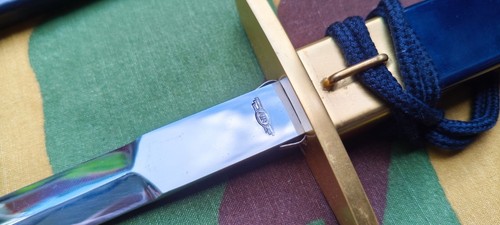 Vintage French France Air Force Officer's Parade Dagger Knife w/ Scabbard BOXED - Picture 14 of 17