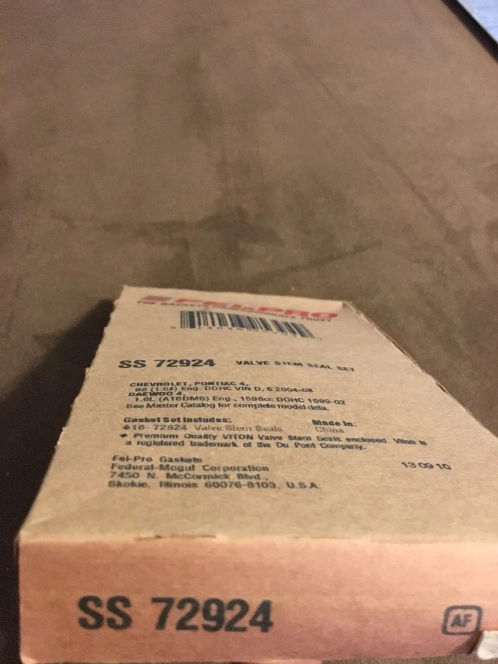 Комплект уплотнений штока клапана двигателя подходит для Pontiac Wave FELPRO 2005-2008 годов выпуска - Изображение 3 из 3