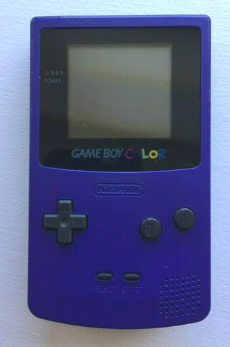 Nintendo Game Boy Color Console CGB-001 - Grape Purple - 100% OEM Tested Working