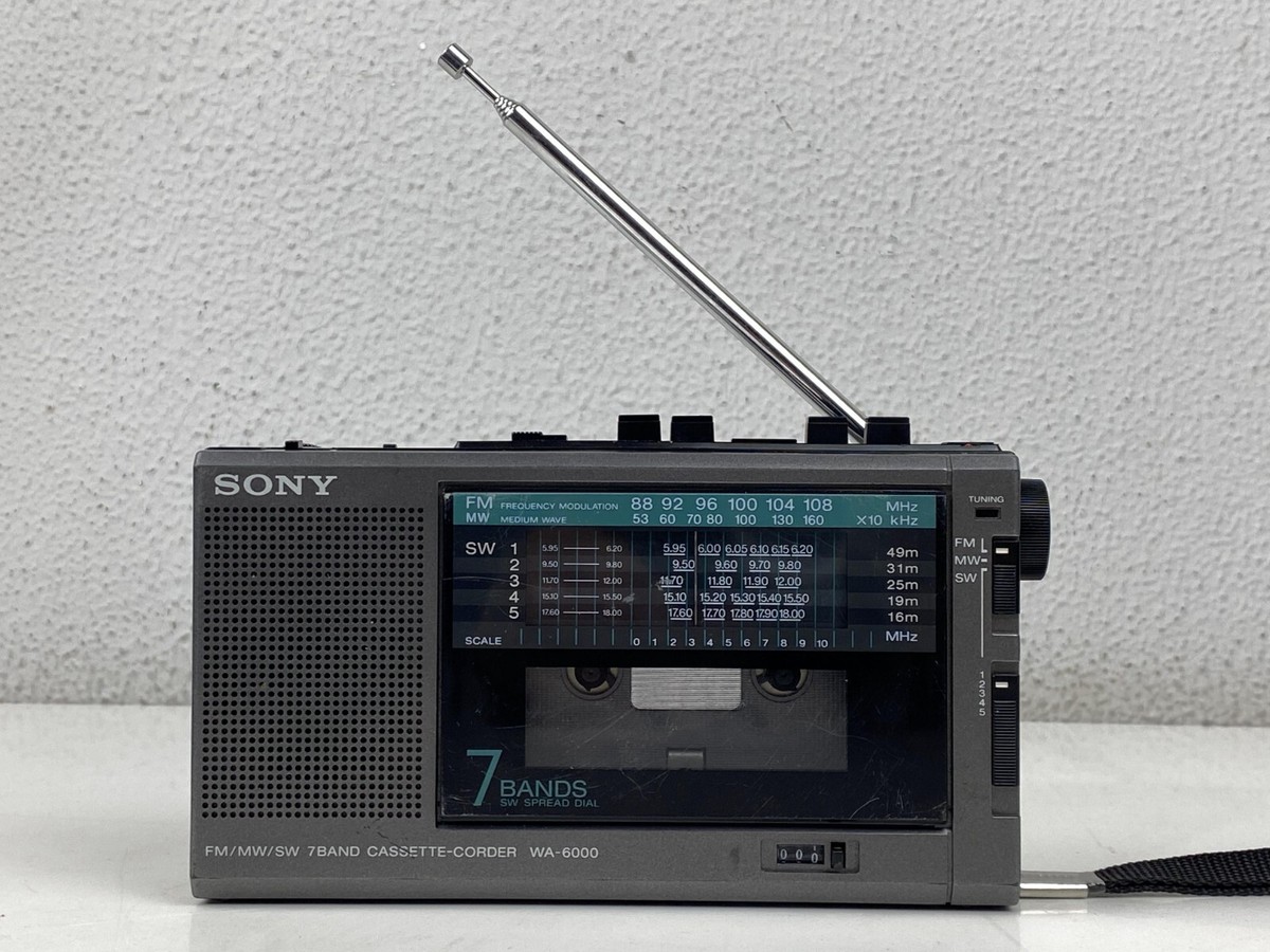 Sony WA-6000 Portable Radio Cassette Recorder walkman | eBay Sony WA-6000 Portable Radio Cassette Recorder walkman | eBay