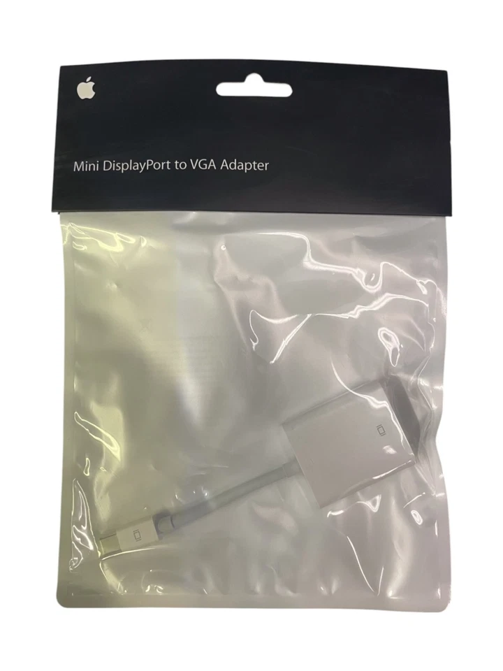 NEW Apple Mini Display Port DP to VGA Adapter For iMac MacBook Desktop etc OEM - Image 2 of 3