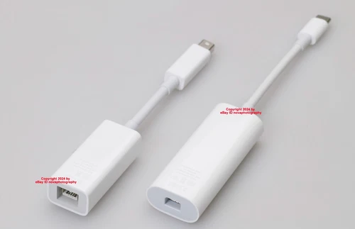 Apple Thunderbolt 3 to 2 A1790 +Thunderbolt  2 -FireWire 800 1394B Adapter A1463