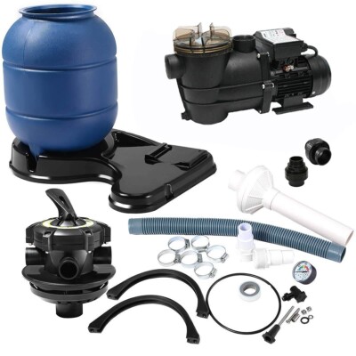 13'' Sand Filter Pump for Above Ground Pool w/ 1/3HP Pool Pump,Up to 12000 Gallon