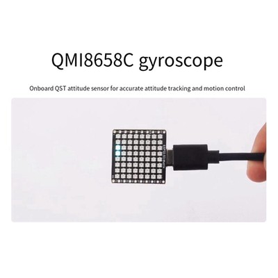 Scheda Di Sviluppo LUCKFOX ESP32-S3-Matrix – Processore Dual-Core 240 MHz, Matrice LED RGB 8x8, Sensore 6 Assi QMI8658, Wi-Fi E BT LE