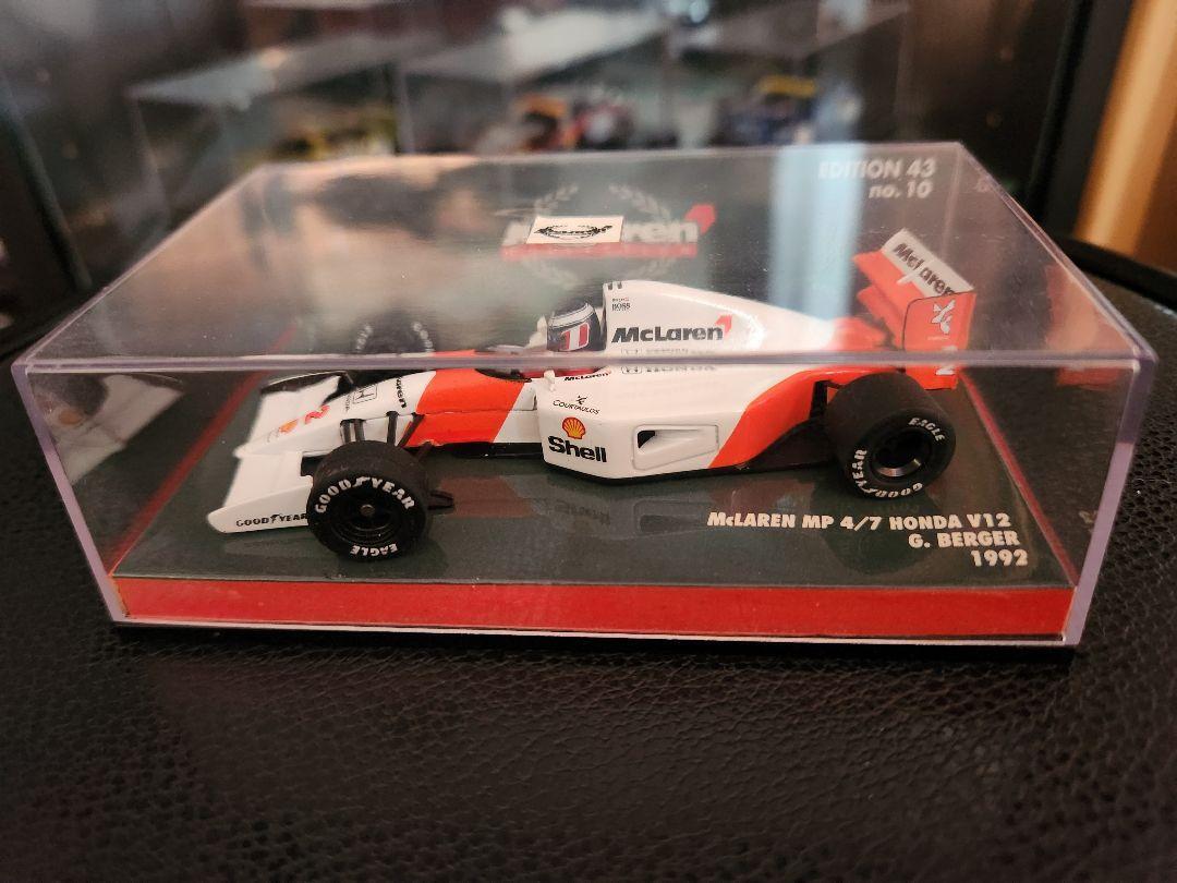 McLaren Honda MP4/7 G. BERGER 限定版 MINICHAMPS 1/43 McLaren MP4/7 Honda V12 G.BERGER 1992 | eBay