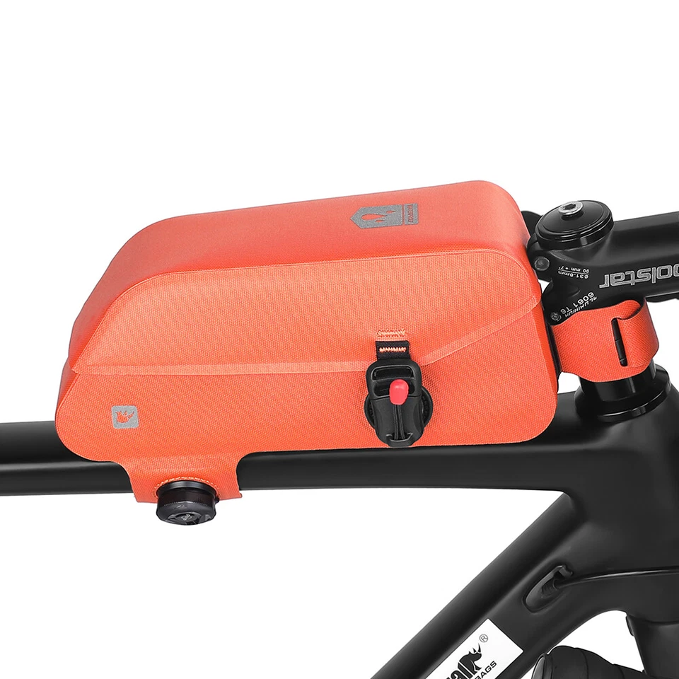 Bolsa de tubo superior para bicicleta Rhinowalk impermeable bolsa de ciclismo de cercanías para bicicleta de carretera MTB Foto 2 de 4