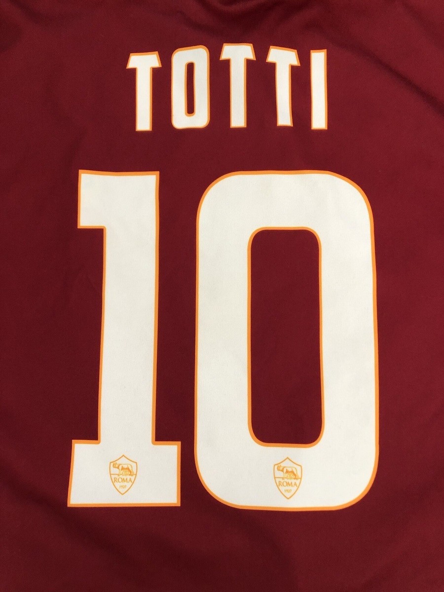 新品❗️未使用❗️AS Roma Totti 10番レプリカユニホーム Francesco Totti #10 AS Roma Shirt Jersey XL | eBay