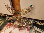 Gold Sparkly Angel Ornament! With Extra Green Ornament! — photo 3