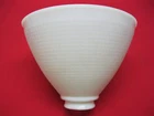 Vintage Milk Glass Waffle Pattern 8" Torchiere Lamp Shade
