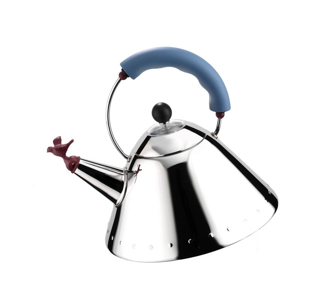 Alessi Michael Graves Kettle With Bird Whistle Blue Handle 2day Delivery for sale online eBay