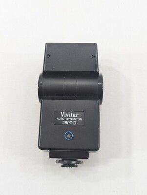 Vivitar 2800-D Auto Thyristor Flash w/Manual for Canon, Nikon and Ricoh Cameras