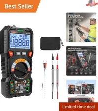 Multifunctional Digital Voltmeter - 20000 Counts, Auto-Ranging, and High Safety