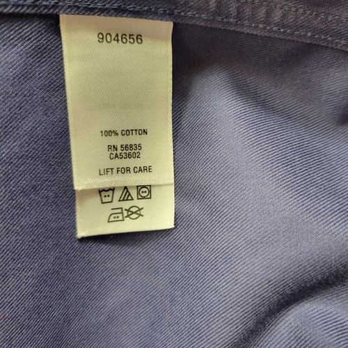 Cabela's Outfitter Series blue long sleeve dress shirt men's XL Tall - Picture 3 of 4