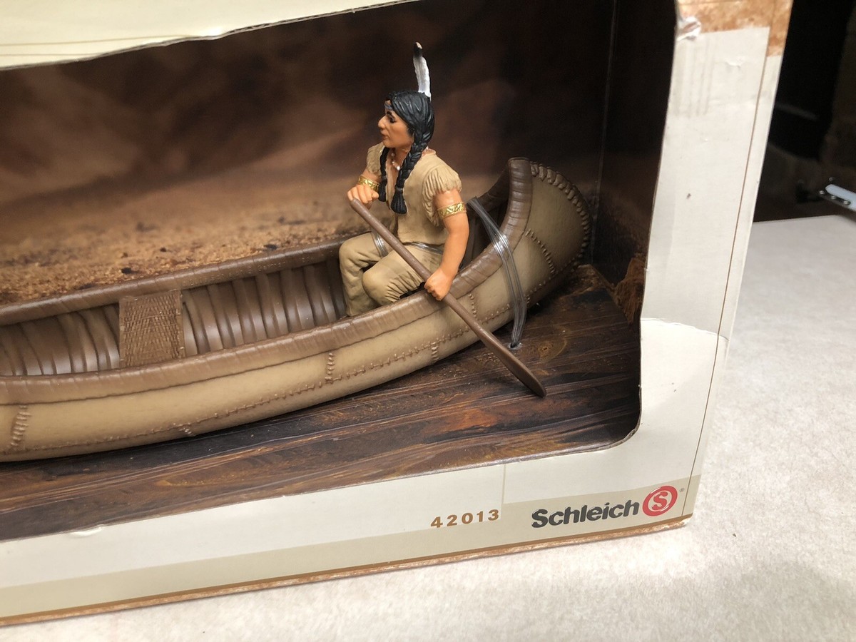 シュライヒ　インディアン フィギュア カヌー シュライヒインディアン フィギュア カヌー