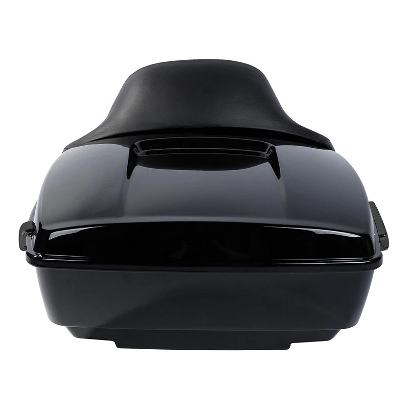 Soporte de montaje de almohadilla de respaldo de maletero negro King apto para Harley Touring Road Glide 14-25 Foto 4 de 4