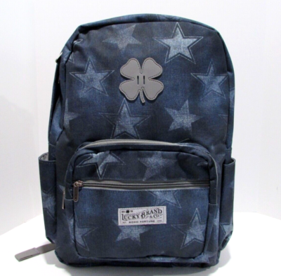 Lucky Brand Denim Stars Backpack Laptop School Travel 18  display picture 1