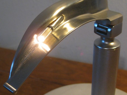 Vintage Laryngoscope (SAYCO NO.3) Stainless Steel - Flip Top (Working Condition) - Bild 4 von 11