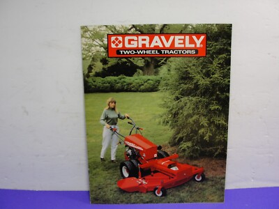Vintage 1993 Gravely Two-Wheel Tractors Sales Brochure Catalog