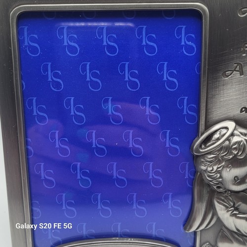 Baby Pewter Angel Child Frame Gift Photo Picture Frame - Picture 5 of 11