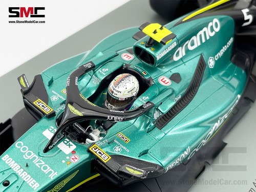Aston Martin F1 AMR22 #5 Sebastian Vettel Abu Dhabi GP 2022 Last Race 1:18 Spark - Picture 11 of 12
