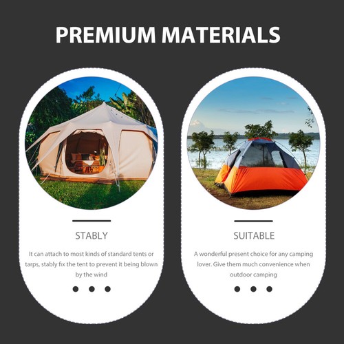 2 Pcs Car Tent Hook Rv Hanger for Outdoor Camping Accessories Travel - Picture 7 of 12