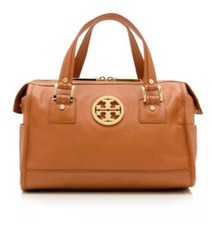 NWT RARE TORY BURCH ANNA SATCHEL IN TAN LEATHER 495 Spring/Summer/Fall