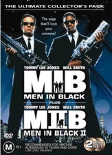 Men In Black / Men In Black II (DVD, 2004, 2-Disc Set) FREE POST AUSTRALIA