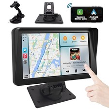 Double Din 7 inch Touchscreen Car Stereo with CarPlay, Android Auto, Bluetooth