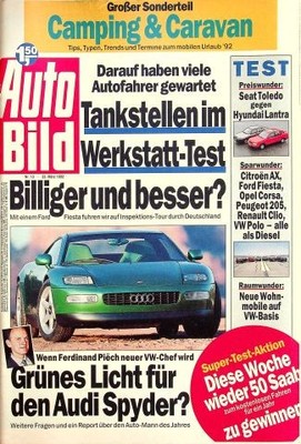 5) Auto Bild 13/1992 - Tips für Ford Capri Gebrauc - Citroen DS 19 in einer toll