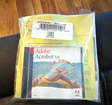 Adobe Acrobat 5.0 Document Management Software CD MPN 07W155 