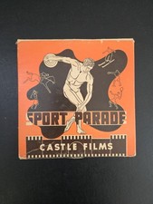 16mm Castle Films Sport Parade "Daredevils On Ice" 1945 B W no Sound