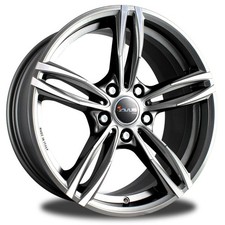 AVUS AC-MB3 20" 9.5J 5x120 ET 45 72.6 ANTHRACITE DIAMOND ALLOY WHEELS