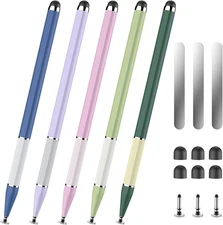 Stylus Pen for Touchscreen,5 PCS 2-In-1 Magnetic Stylus Pen High Sensitivity & P