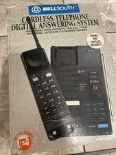 Genuine Vintage Bell South 810BK Cordless Telephone Digital Answering System